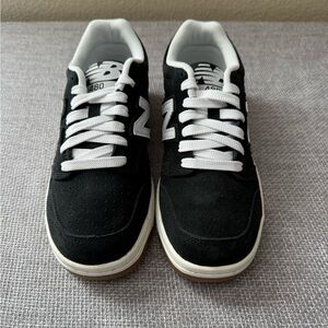 New Balance Kids Black and White Sneakers
